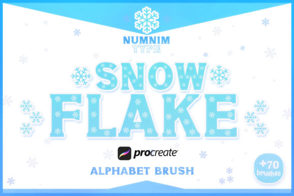 Download Procreate Brush Stamps SnowFlake Xmas - Premium Bundle